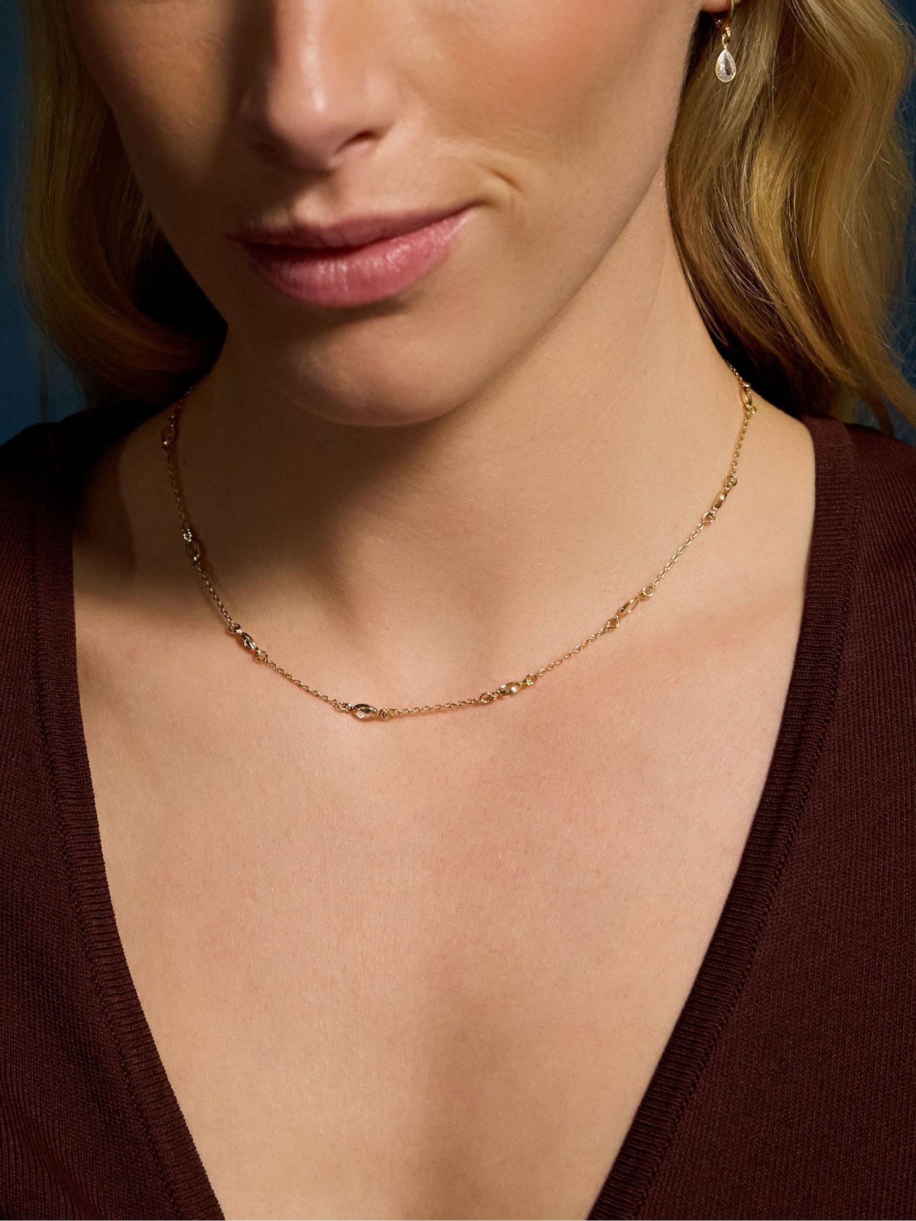 Accessorize cubic zirconia collar necklace imported from the UK