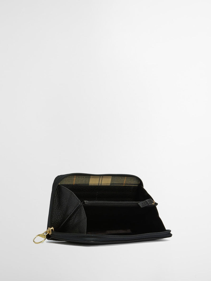 Barbour Black Birch leather purse (British brand)
