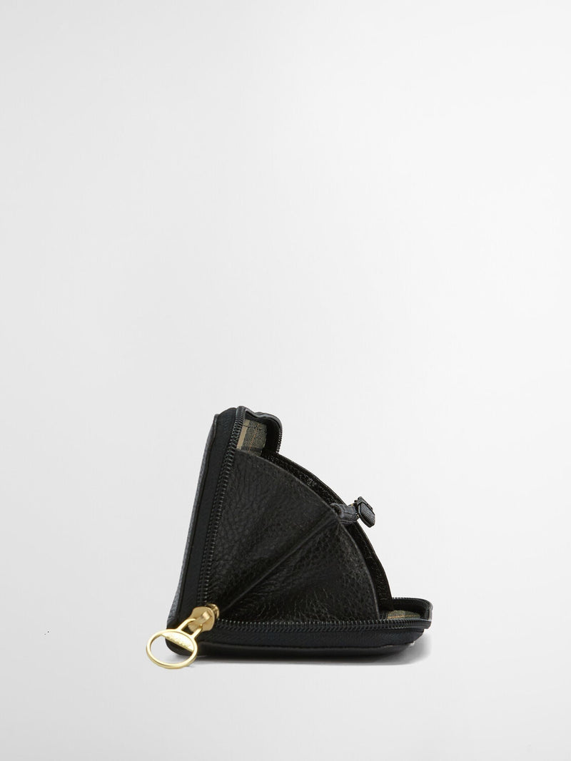 Barbour Black Birch leather purse (British brand)