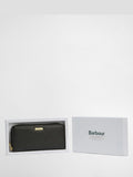Barbour Black Birch leather purse (British brand)