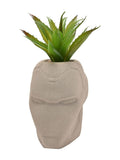 Marvel white Iron Man planter with faux plant (British brand)