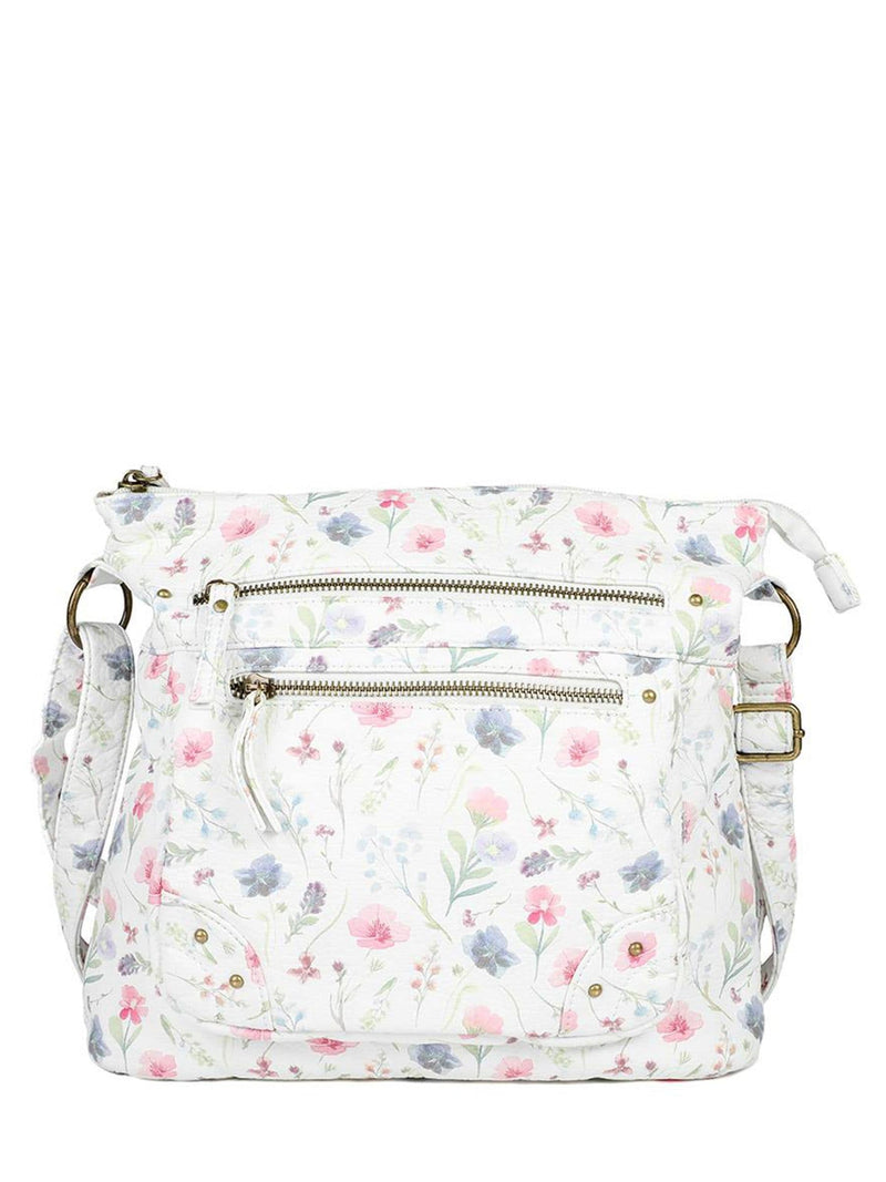 Pavers white cross-body bag, imported from the UK