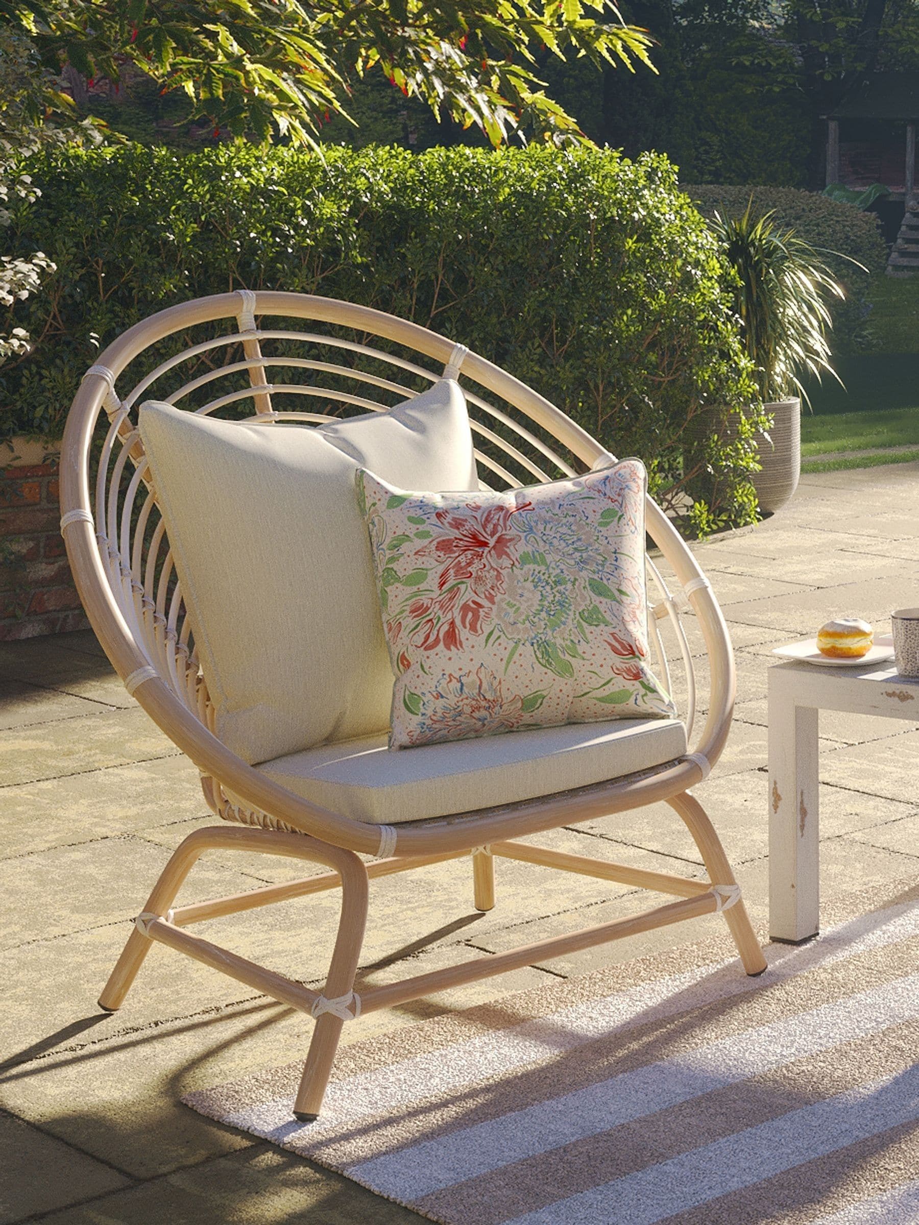 Laura Ashley Cream Lilith scatter cushion (British brand)
