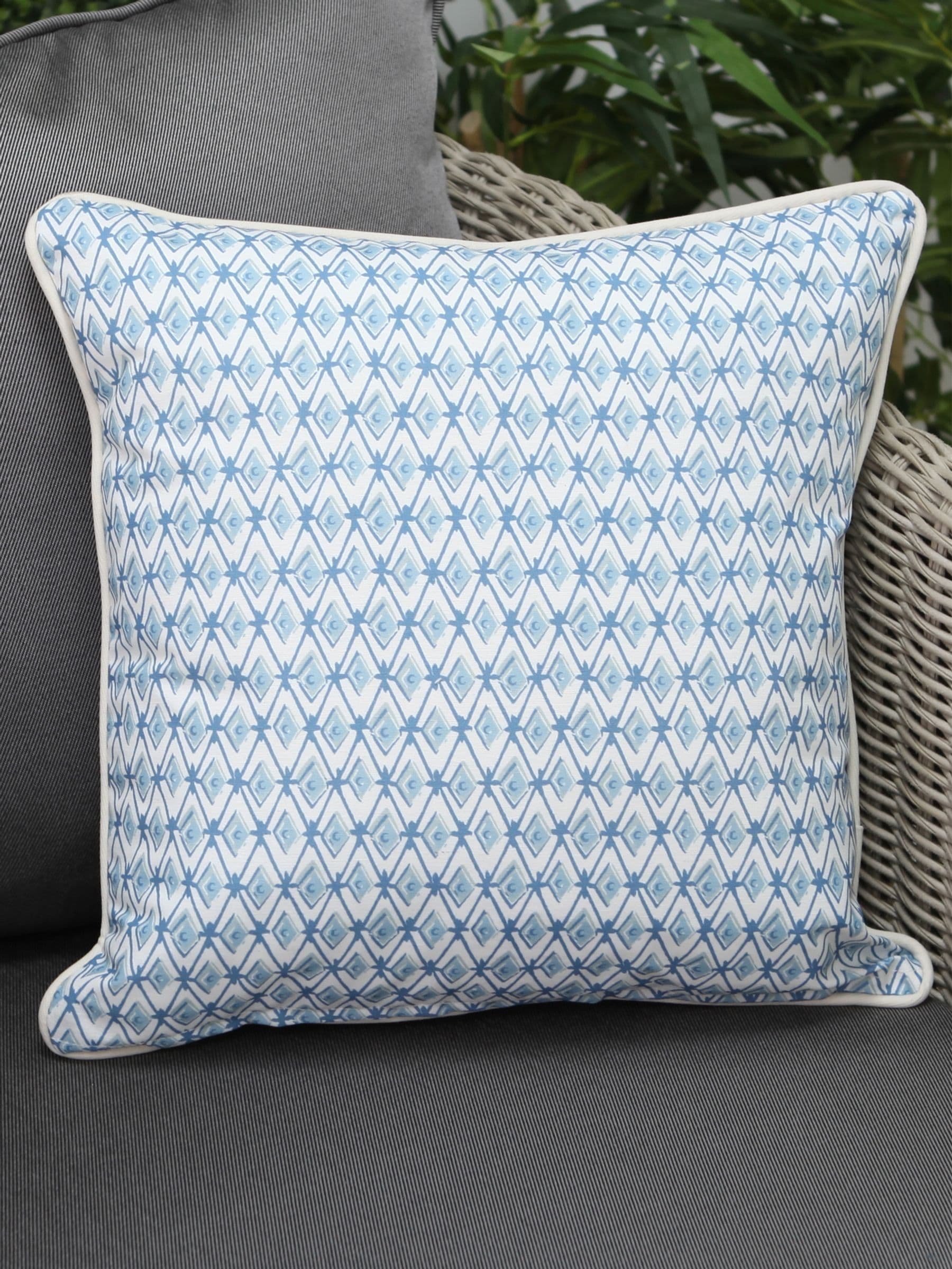 Laura Ashley Cream Lilith Indoor Outdoor Scatter Cushion 40x40cm