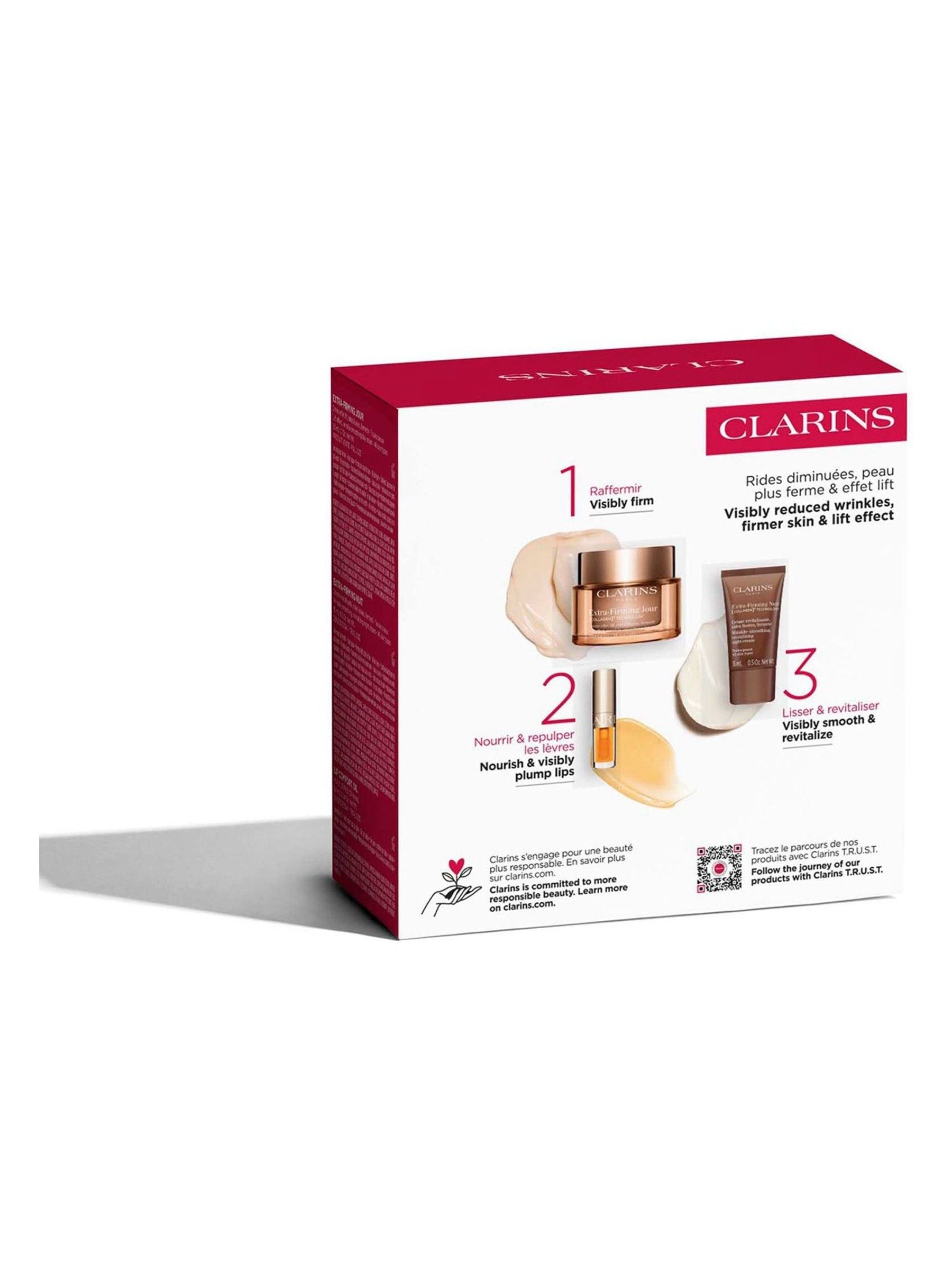 Clarins Extra-Firming Gift Set with day and night creams (British brand)
