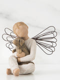 Willow Tree off white Angel of Comfort figurine 8cm, UK version