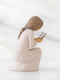 Willow Tree off white quiet wonder figurine (British brand)