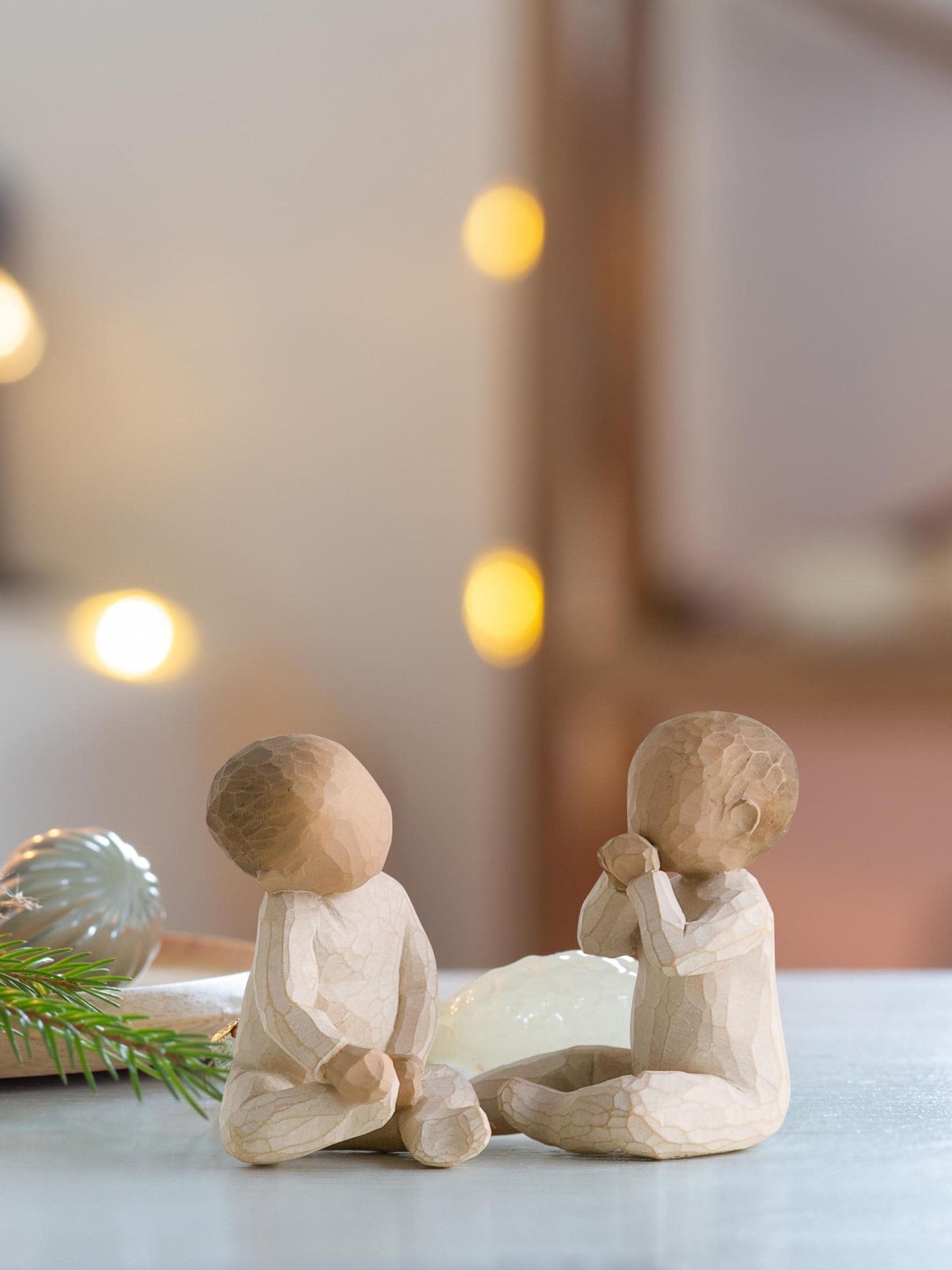 Willow Tree Two Together figurine off white stoneware - British product