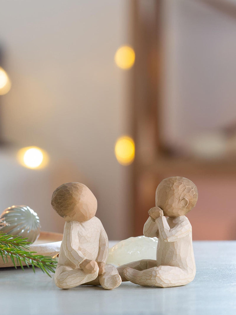 Willow Tree Two Together figurine off white stoneware - British product