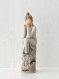 Willow Tree Patience off white figurine, cast stone (British brand)