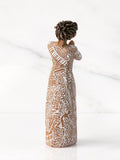 Willow Tree off white music speaks darker skin figurine - British product