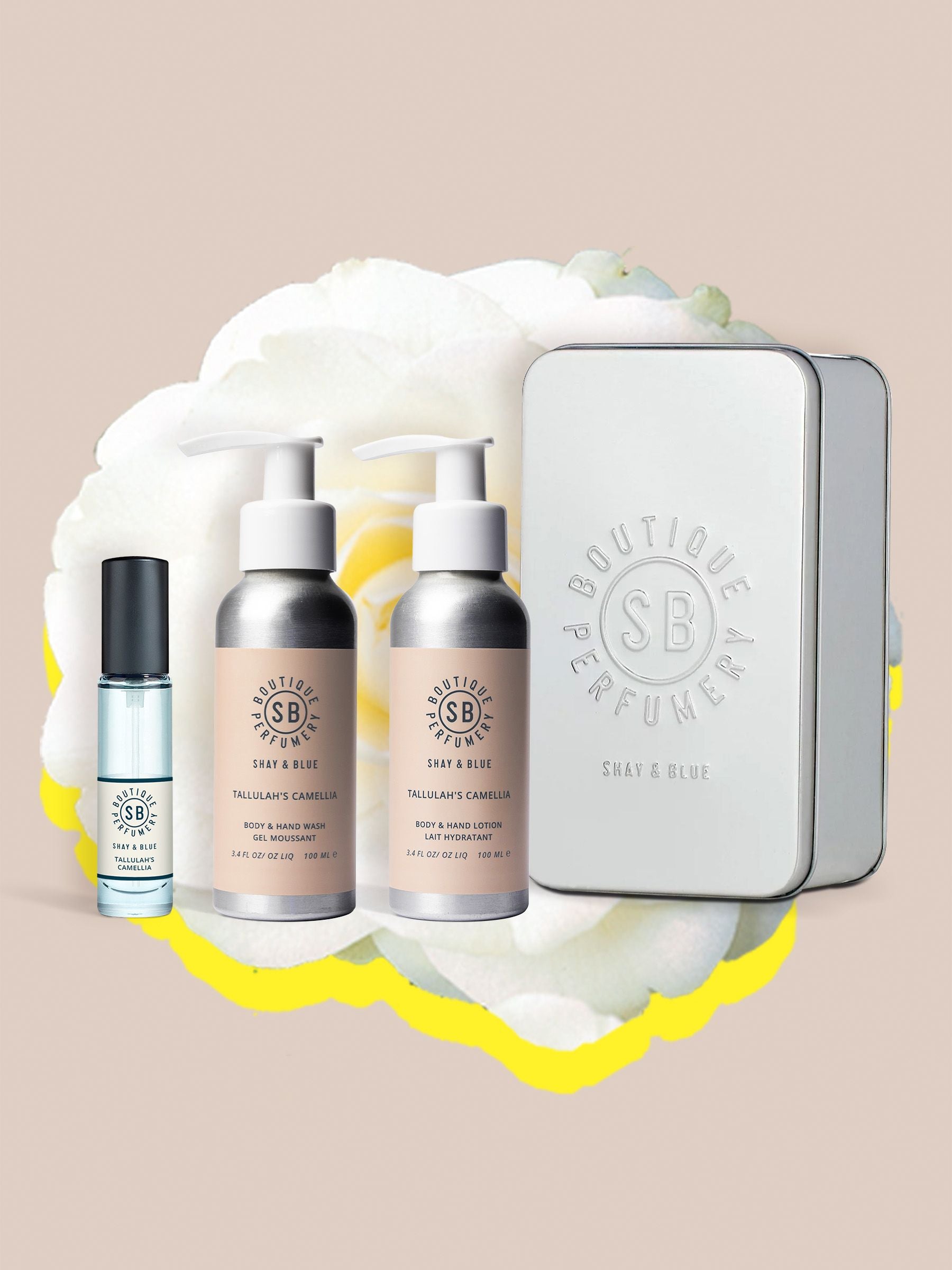 Shay & Blue Tallulahs Camellia gift set 3 piece (British brand)