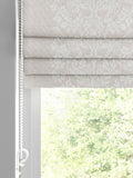 William Morris Blackthorn woven stripe roman blind (British brand)