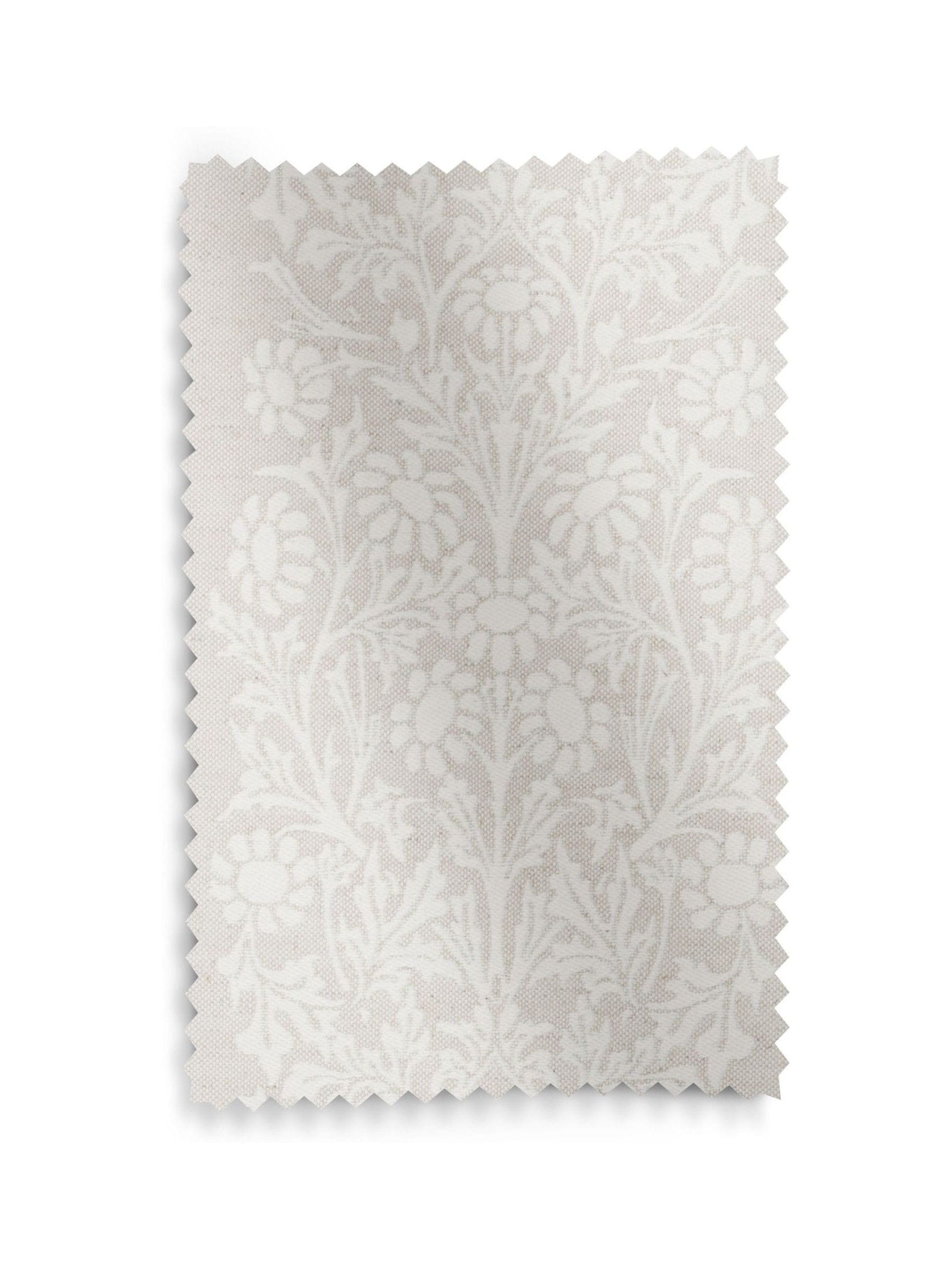 William Morris Blackthorn woven stripe roman blind (British brand)