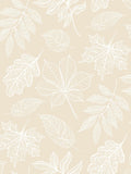 Hoopla Walls Dusty Sage Leaf Silhouette Wallpaper Sample (A4)