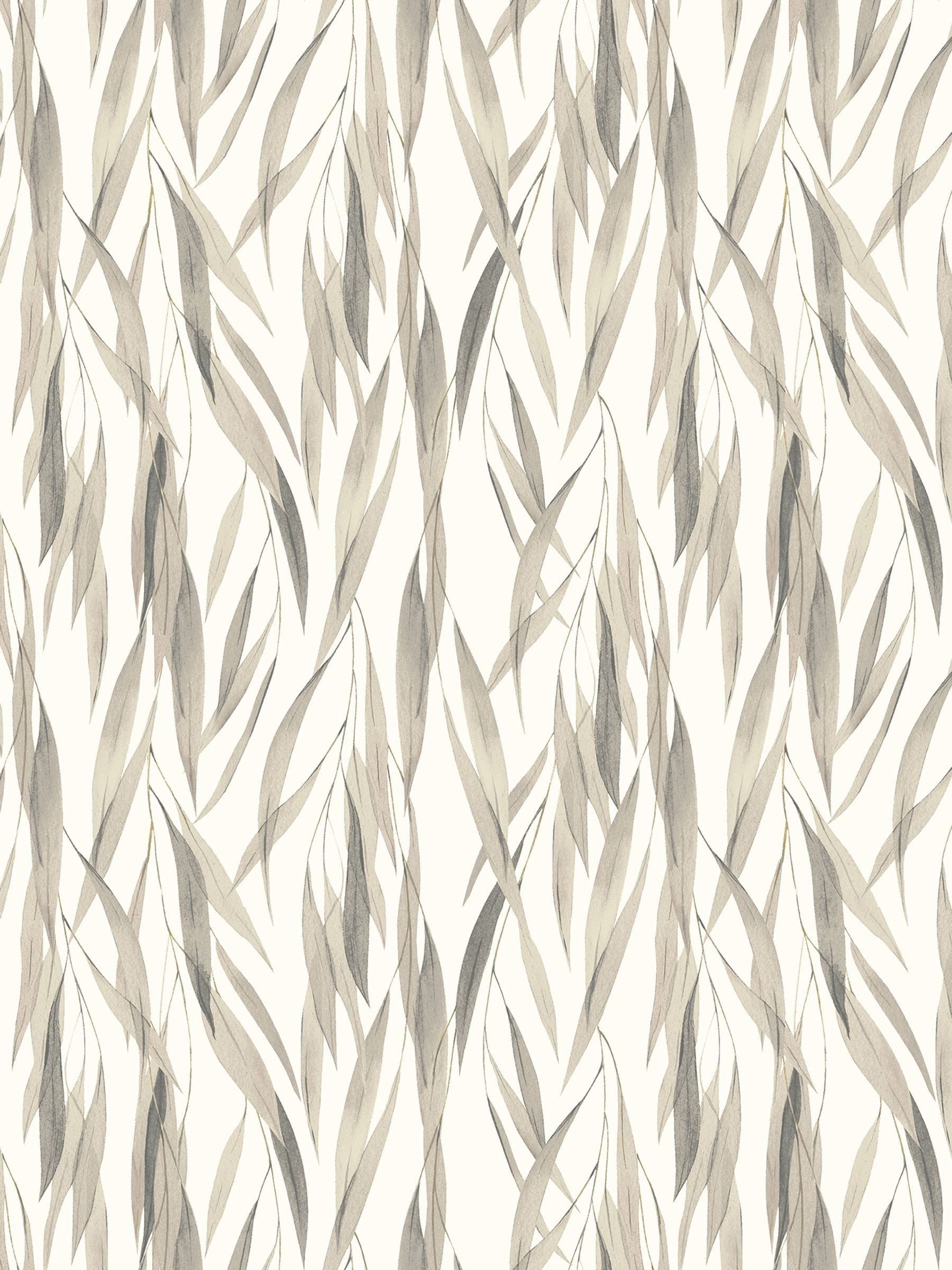 Hoopla Walls wallpaper sample Stone Linen Eucalyptus Whisper A4 - British product