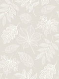 Hoopla Walls Dusty Sage Leaf Silhouette Wallpaper Sample (A4)