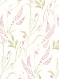 Hoopla Walls Soft Lavender Springtime Meadow Wallpaper A4 Sample