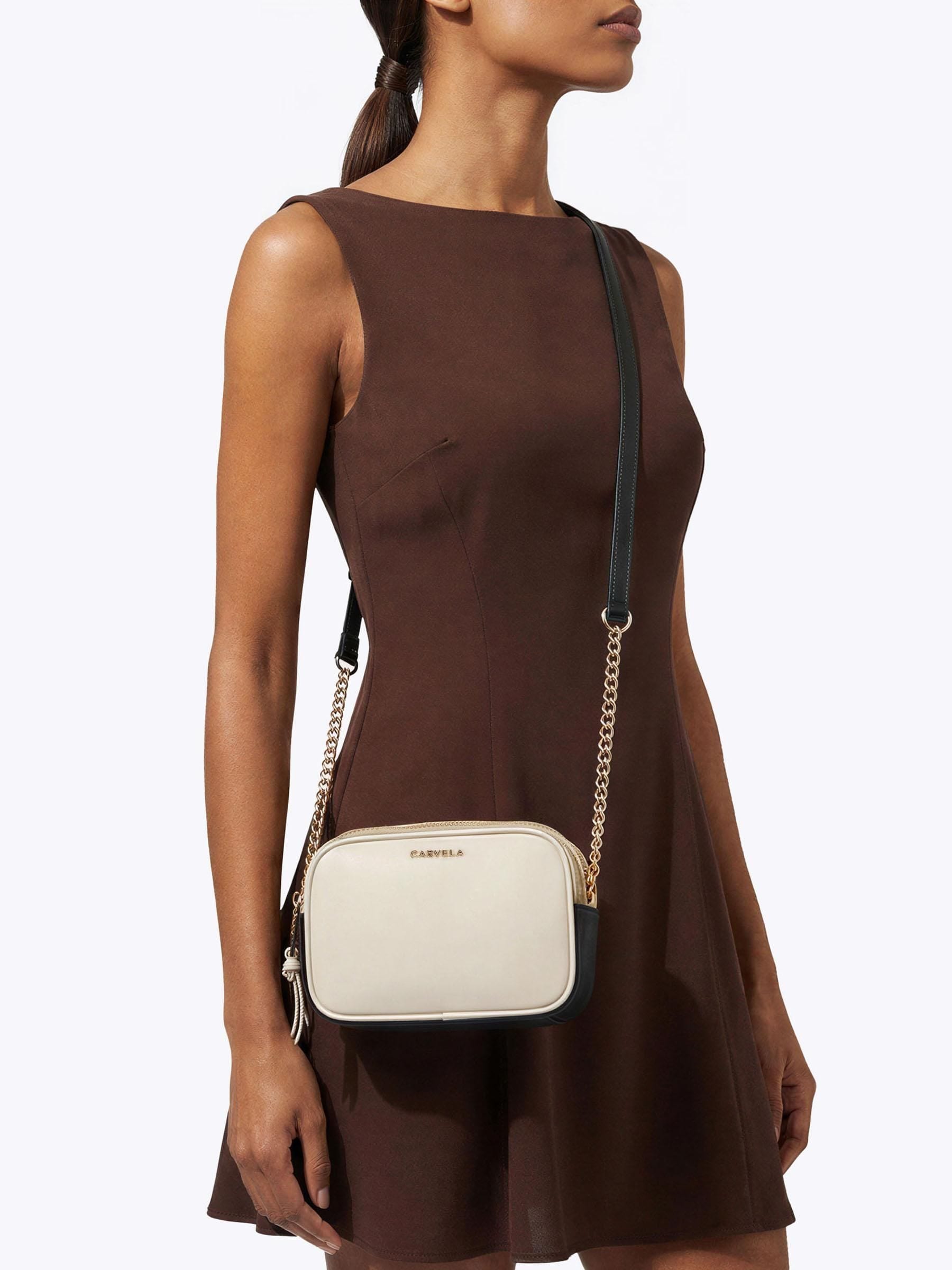Carvela cross-body bag bone synthetic rubber, UK version