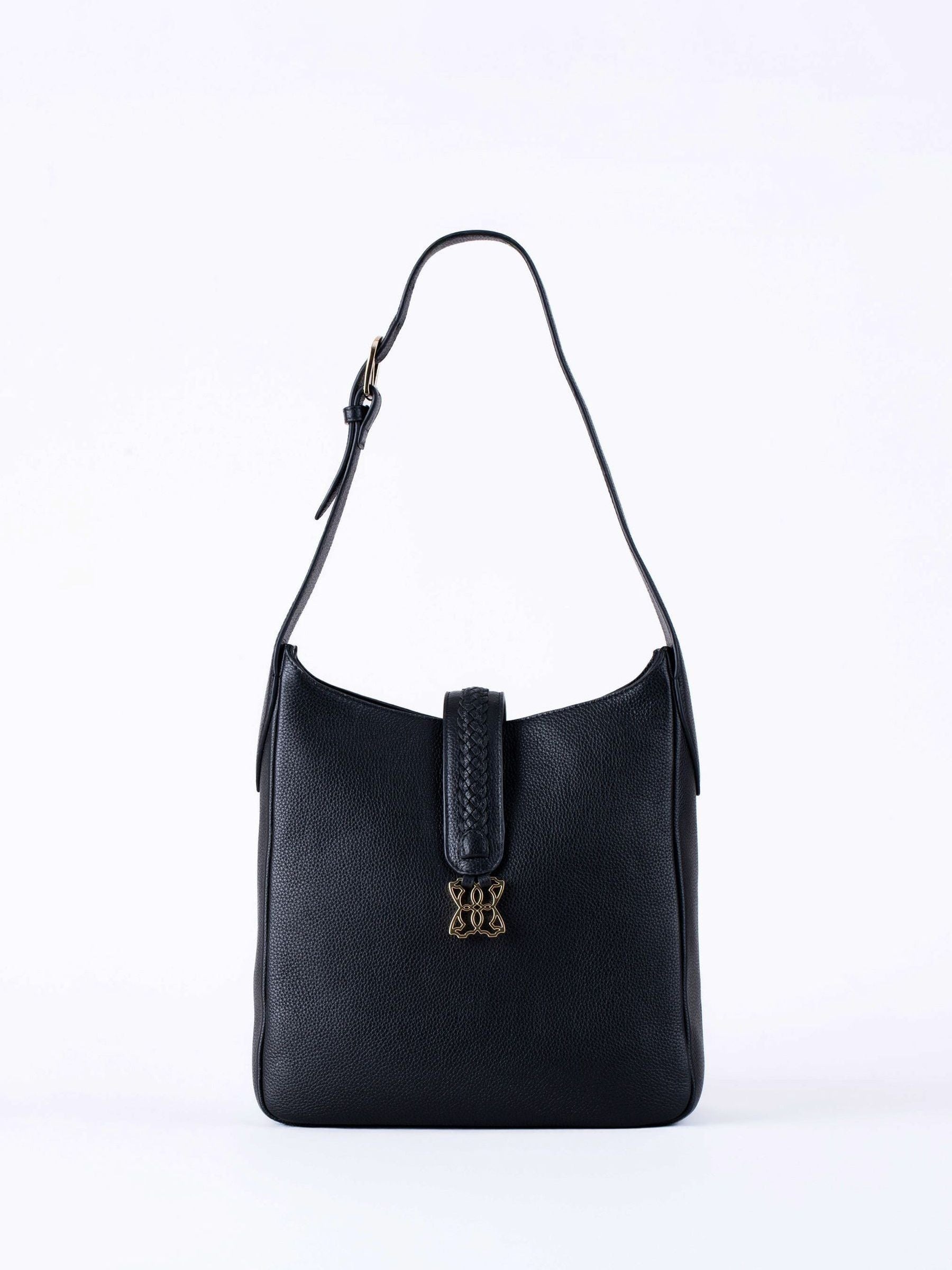 Lakeland Leather black Dalston shoulder bag, UK version