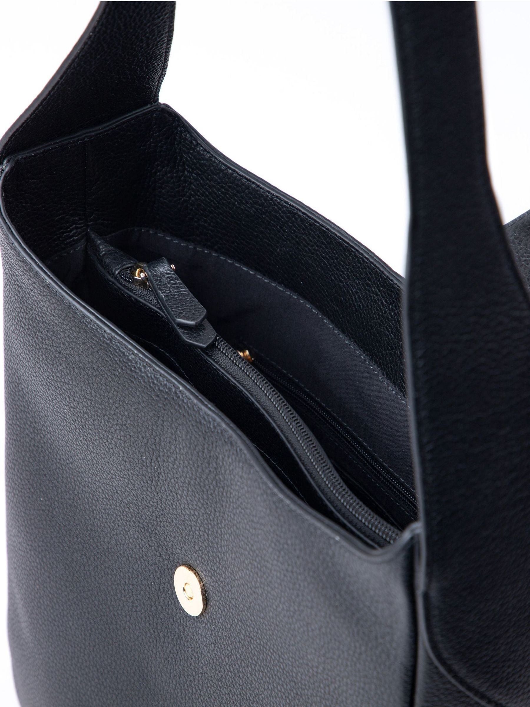 Lakeland Leather black Dalston shoulder bag, UK version