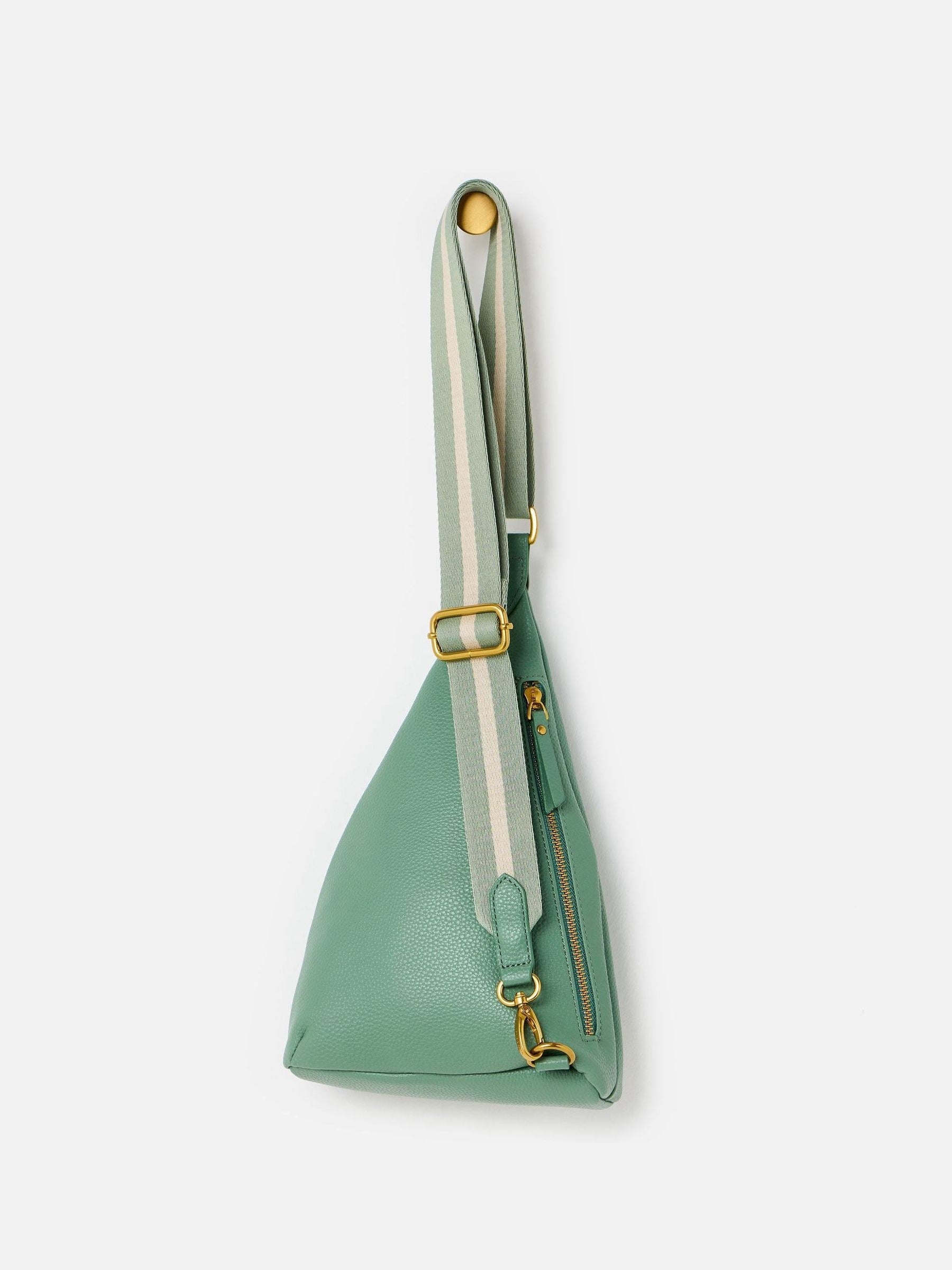 Oliver Bonas sage green belt bag, imported from the UK