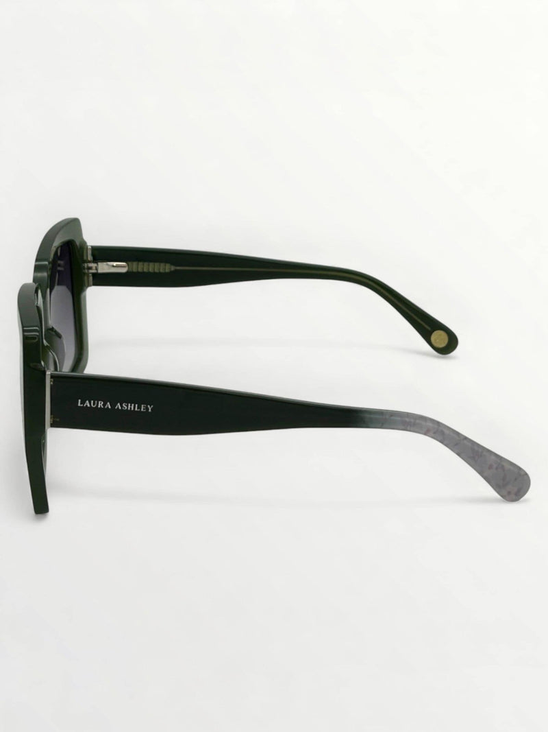 Laura Ashley oversized square sunglasses black gradient, imported from the UK