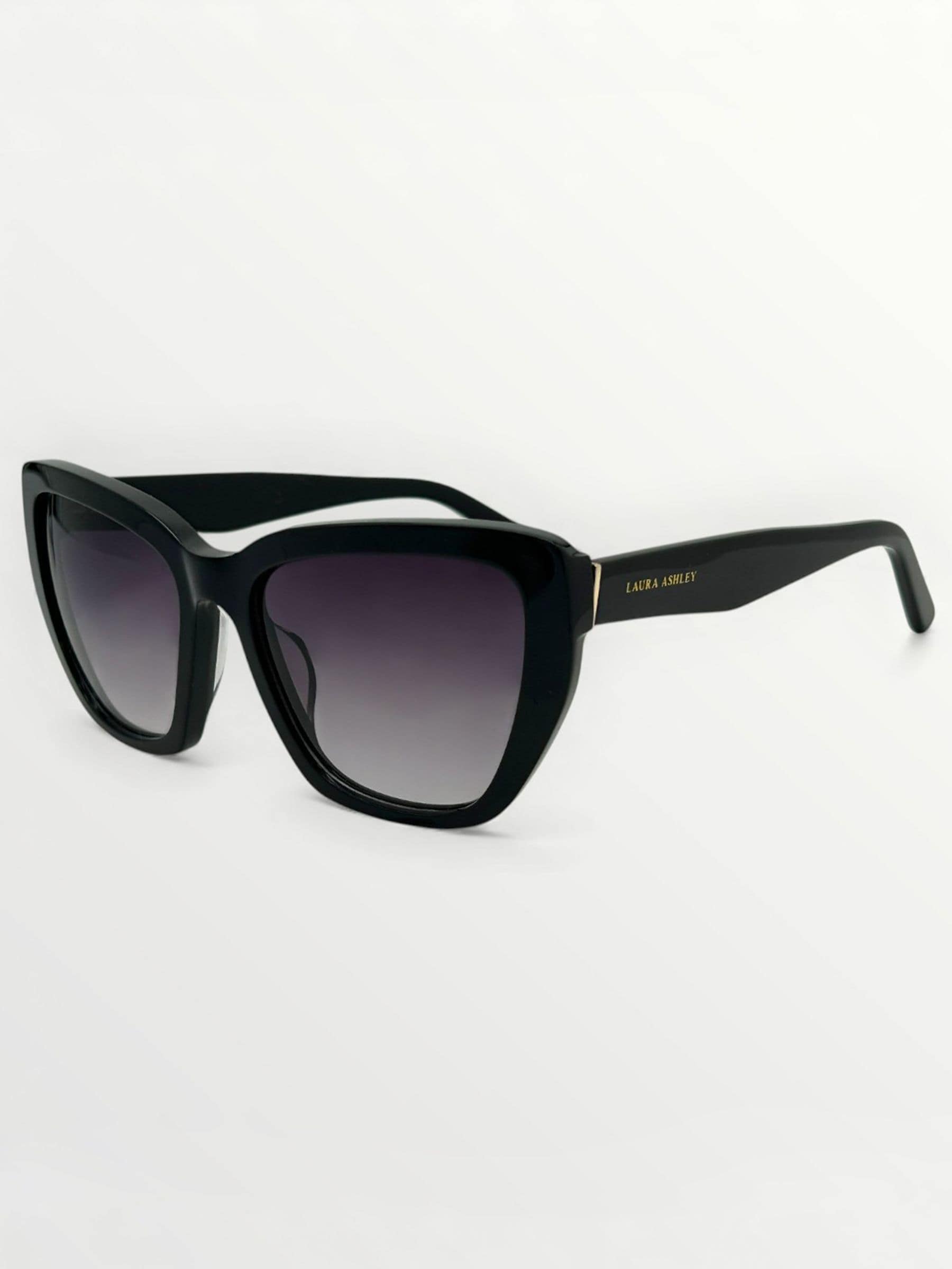 Laura Ashley black geometric sunglasses - British product