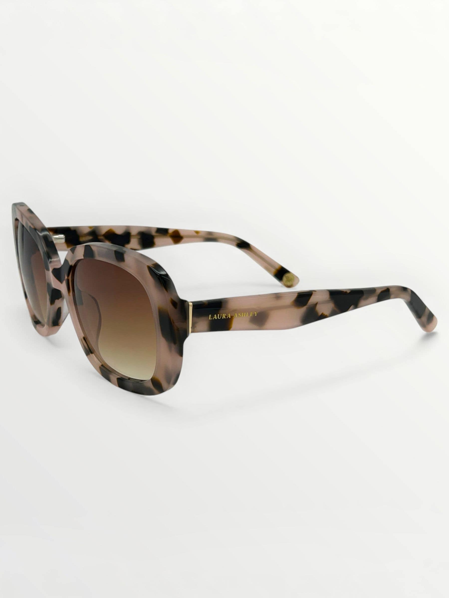 Laura Ashley pink round sunglasses, imported from the UK