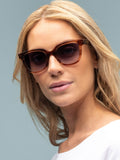 Laura Ashley Black Round Sunglasses