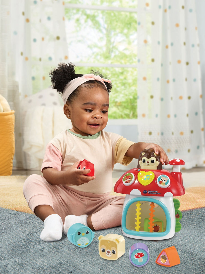 V-Tech Pop and Play Mushroom House toy, UK version