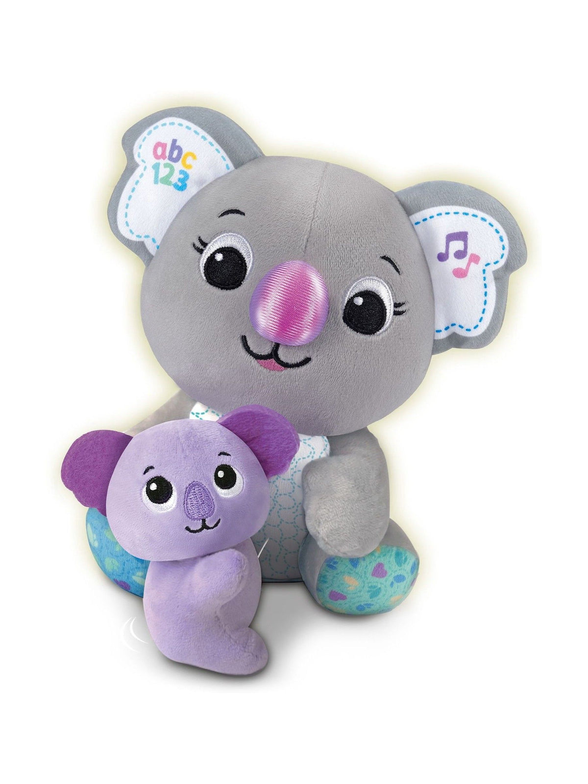 Leapfrog Cuddle & Learn Koalas plush toy, imported from the UK