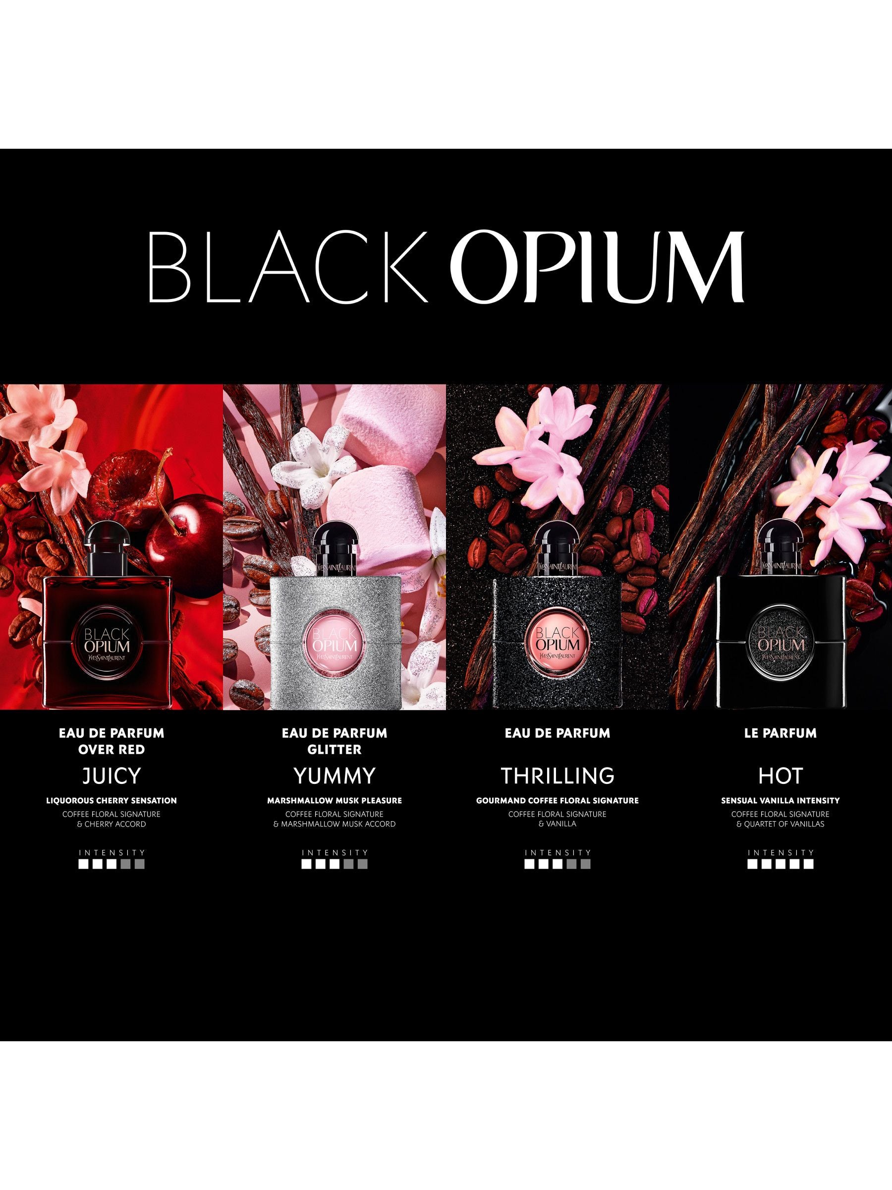 Yves Saint Laurent Black Opium Eau de Parfum 90ml gift set - British product