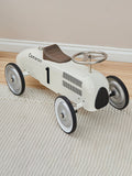 My 1st Years personalised white metal ride on car - British product