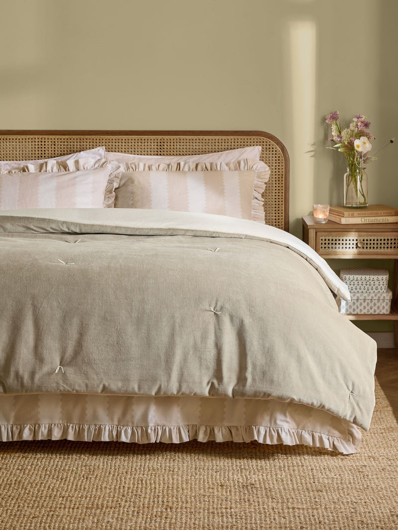 Wylder Green Edie Cotton Velvet Bedspread
