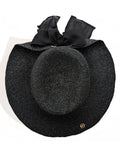 Seaspray black Juliet metallic sun hat (British brand)