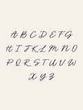 No Ordinary Gift personalised canvas tote bag with script initials (British brand)