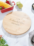 No Ordinary Gift personalised bamboo cheeseboard 25cm - British product