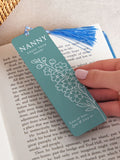 No Ordinary Gift personalised birth flower bookmark with tassel, UK version