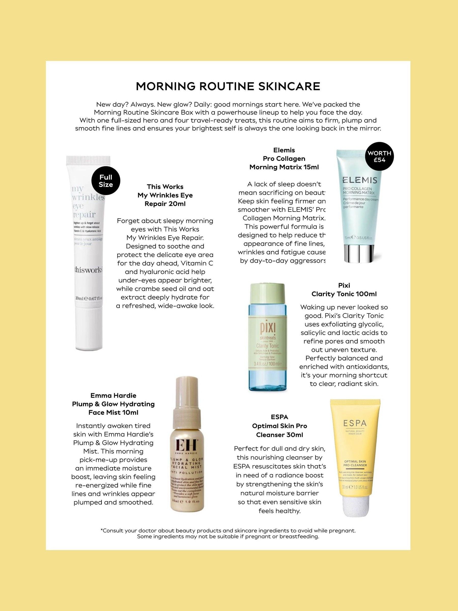 Skincare beauty box set from UK brands - British product