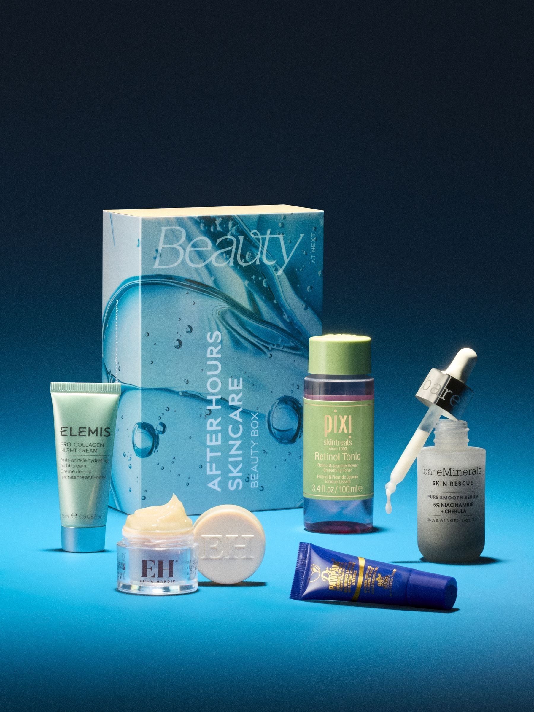 After Hours Skincare Beauty Box by Elemis and bareMinerals, UK version