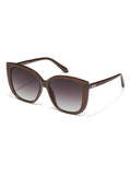 QUAY Ever After sunglasses in brown (British brand)