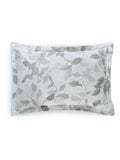 Designers Guild platinum silver Fleur Blanche pillowcase set, imported from the UK