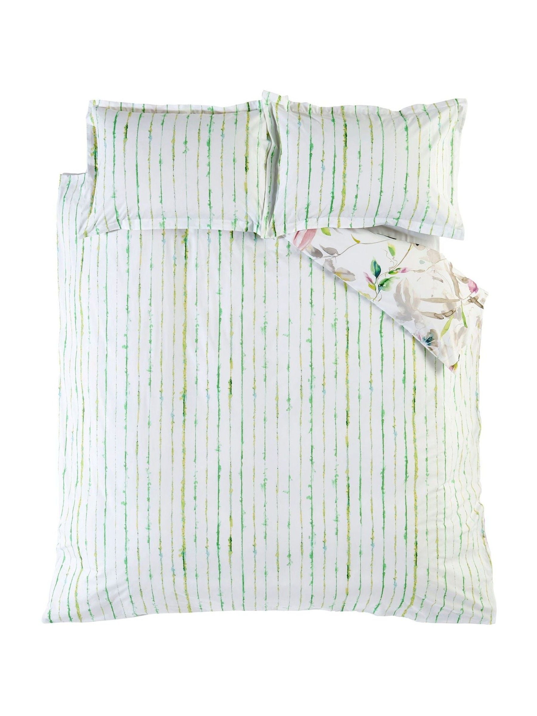 Designers Guild fuchsia pink Japanese magnolia pillowcases set (British brand)