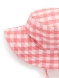 Purebaby pink broad brim swim hat (British brand)