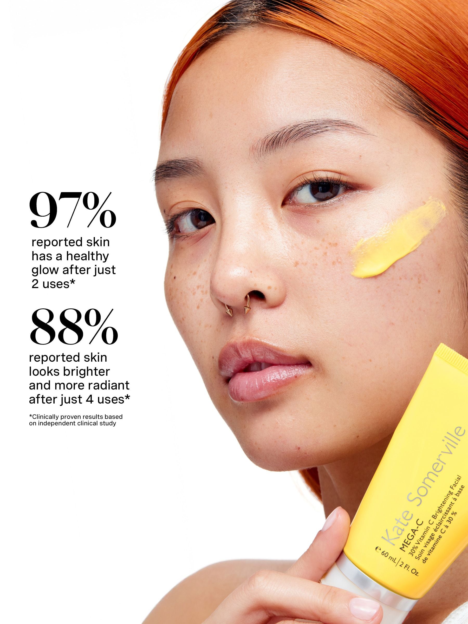 Kate Somerville MegaC Vitamin C Brightening Facial 60ml, imported from the UK