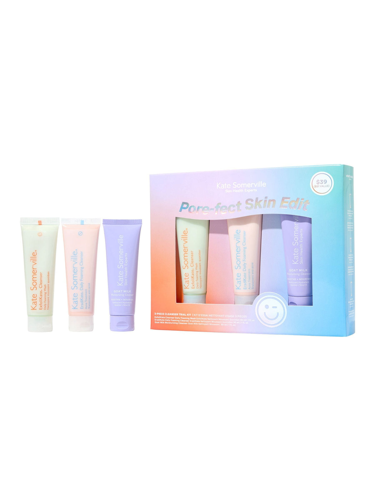 Kate Somerville Pore-fect Skin Edit travel kit - British product