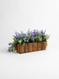 Scottish Everlastings artificial hanging trough multi mixed trailing 55cm, UK version