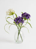 Scottish Everlastings artificial agapanthus purple 40cm, imported from the UK