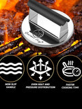 Gourmet Easy stainless steel burger press, UK version